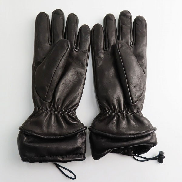 実際に弊社で買取させて頂いたBOTTEGA VENETA/ボッテガヴェネタ レザーグローブ 664022 VKLC1 2121の画像 2枚目