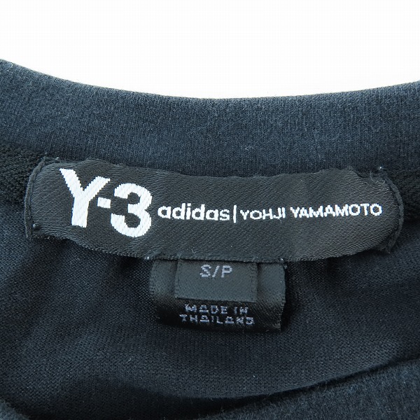 実際に弊社で買取させて頂いたY-3/ワイスリー 19AW Stacked Logo Short Sleeve Tee 半袖 ロゴ プリント Tシャツ FJ0409/Sの画像 2枚目