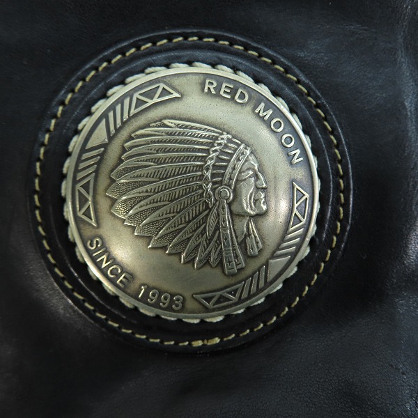 実際に弊社で買取させて頂いたREDMOON/レッドムーン ネイティブハーツ デカコンチョショルダーバッグの画像 6枚目