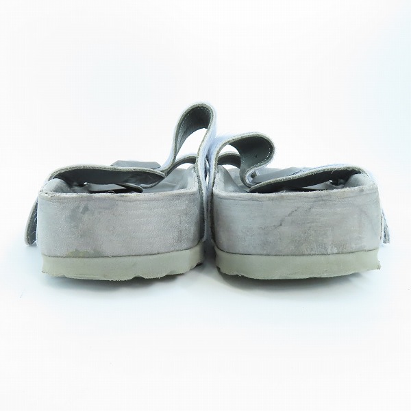 実際に弊社で買取させて頂いたRick Owens×BIRKENSTOCK/リックオウエンス×ビルケンシュトック アリゾナ ファー サンダル/26.5の画像 1枚目