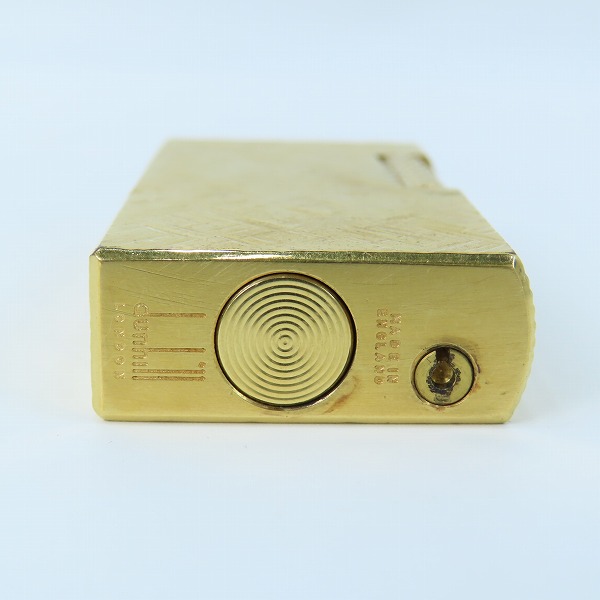 実際に弊社で買取させて頂いたdunhill/ダンヒル サイドローラー ガスライター ゴールドの画像 4枚目