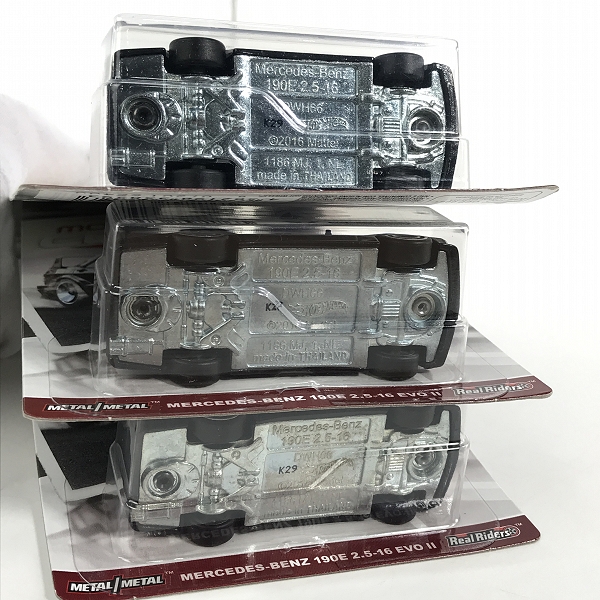 実際に弊社で買取させて頂いた【未開封】Hot Wheels/ホットウィール 1/64 MODERN CLASSICS Mercedes-Benz/メルセデスベンツ 190E 2.5-16 EVO 3点セットの画像 5枚目