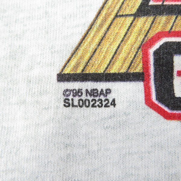 実際に弊社で買取させて頂いたSALEM/セーラム CHICAGO BULLS/シカゴブルズ デニスロッドマン ヴィンテージTシャツ USA製  18-20の画像 4枚目