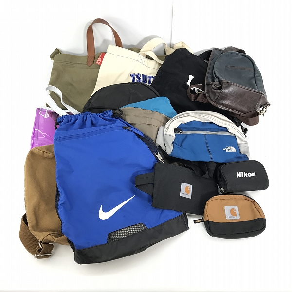 実際に弊社で買取させて頂いた【おまとめ】カーハート/ザノースフェイス/ナイキ 他 ショルダーバッグ/リュック 等