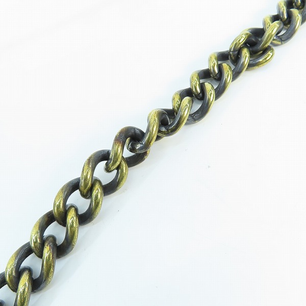 実際に弊社で買取させて頂いた(1)GANGSTERVILLE×Galcia/ギャングスタービル×ガルシア SWALLOW WALLET-CHAIN/スワロー ウォレットチェーン/真鍮/ブラスの画像 5枚目