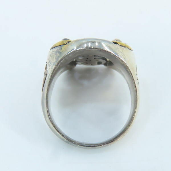 実際に弊社で買取させて頂いたGangsterville×galcia/ギャングスタービル×ガルシア Horse Shoe Trademark Ring/ホースシューリング/22.5号の画像 5枚目