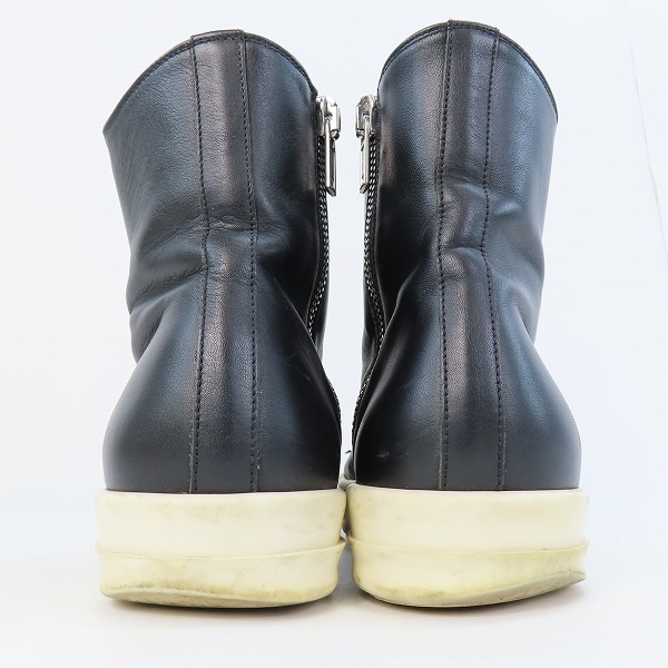 実際に弊社で買取させて頂いたRick Owens/リックオウエンス RAMONES/ラモーンズ サイドジップ スニーカー 31904/41の画像 1枚目