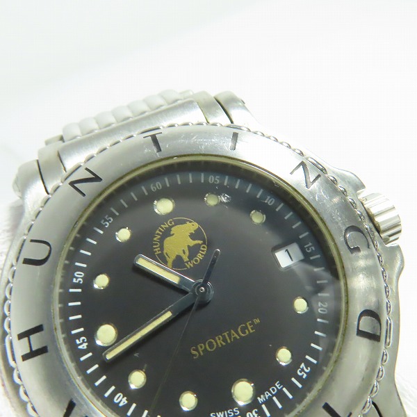 実際に弊社で買取させて頂いたHUNTING WORLD/ハンティングワールド SPORTAGE デイトの画像 6枚目