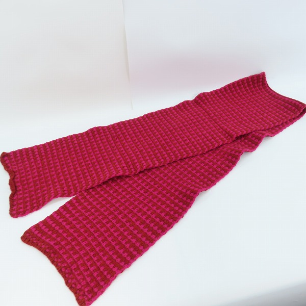 実際に弊社で買取させて頂いたDRIES VAN NOTEN/ドリスヴァンノッテン ウールマフラー ライカ期の画像 3枚目