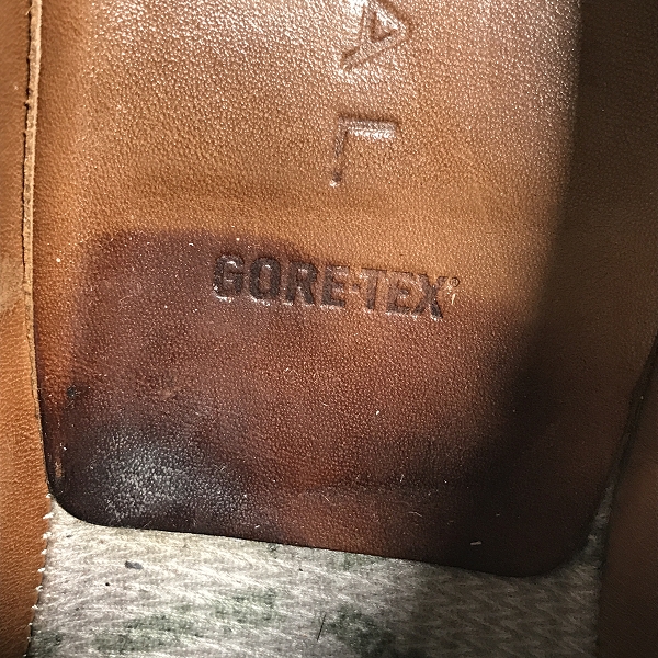 実際に弊社で買取させて頂いたREGAL/リーガル ウイングチップ外羽根 ゴアテックス 05DR/27の画像 6枚目