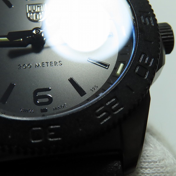 実際に弊社で買取させて頂いたLUMINOX/ルミノックス Ref.3121 PACIFIC DIVER 3120 SERIES Blackout パシフィックダイバー ブラックアウト 3121の画像 4枚目
