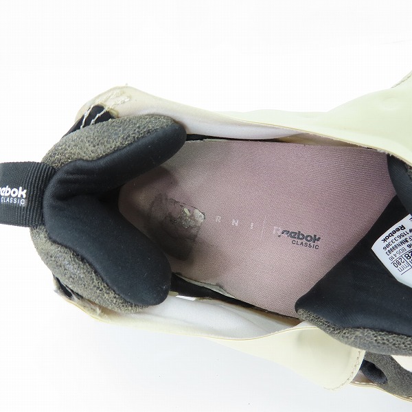 実際に弊社で買取させて頂いたMARNI×reebok/マルニ×リーボック INSTA PUMP FURY インスタポンプフューリー BD5416 /28の画像 4枚目