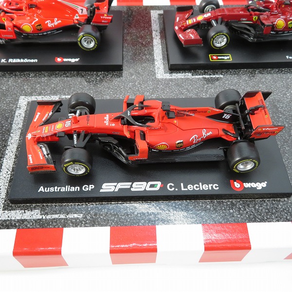 実際に弊社で買取させて頂いたbburago/ブラーゴ FORMULA RACING 1/43 フォーミュラ1/F1 Ferrari/フェラーリ Die Cast 6 Pack Set/ミニカーの画像 3枚目