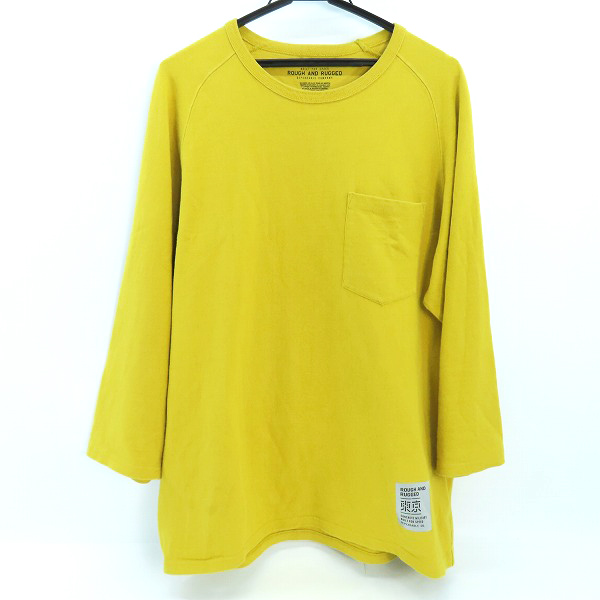 実際に弊社で買取させて頂いたROUGH AND RUGGED/ラフアンドラゲッド ロンT 長袖Tシャツ/カットソー/L