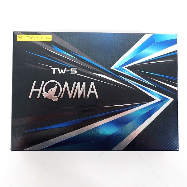 実際に弊社で買取させて頂いた【未使用】HONMA/ホンマ TW-S 3ピース ゴルフボール YELLOW/イエロー 1ダースの画像 2枚目