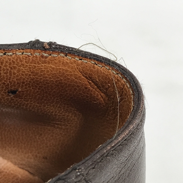 実際に弊社で買取させて頂いた【観賞用】J.M.WESTON/ジェイエムウエストン ビジネスシューズ  ブラウン 603476-12/5.5Dの画像 6枚目
