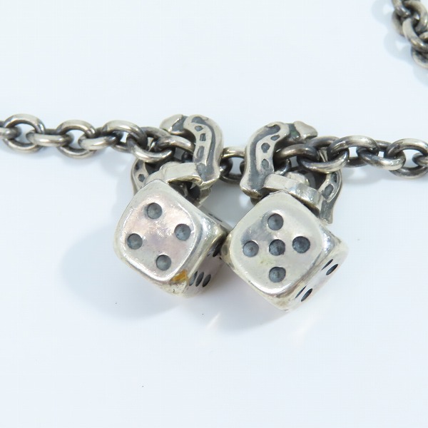 実際に弊社で買取させて頂いたGANGSTERVILLE× galcia/ギャングスタービル×ガルシア DICE TOP/CHIAN SET/ダイス ネックレスの画像 1枚目