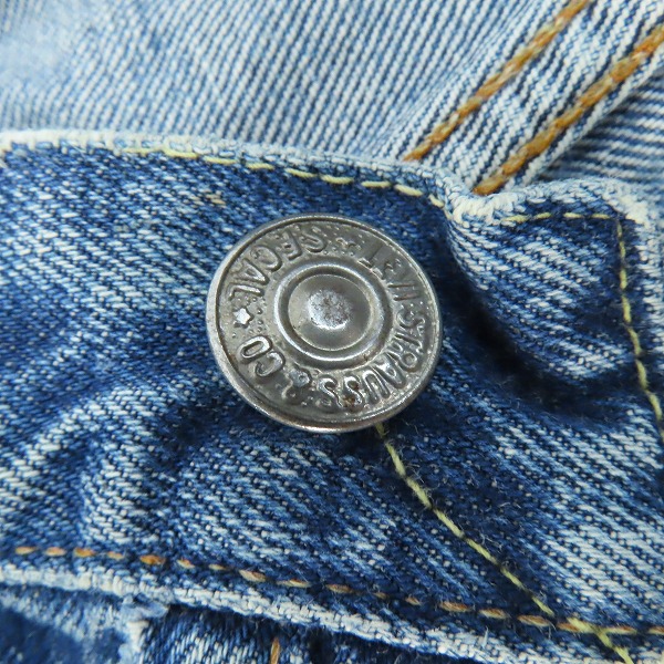 実際に弊社で買取させて頂いたLEVI'S/リーバイス ヴィンテージ 501 ボタン裏刻印6 ボタンフライ デニムパンツの画像 8枚目