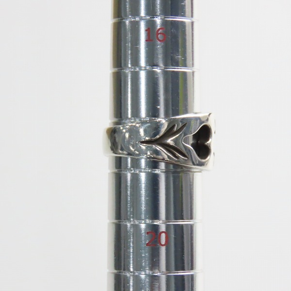 実際に弊社で買取させて頂いたBWL/BILL WALL LEATHER/ビルウォールレザー COMPASS ROSE コンパスローズリング 18-19号の画像 8枚目