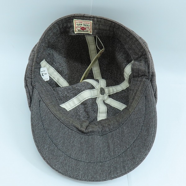 実際に弊社で買取させて頂いたSUGAR CANE/シュガーケーン キャスケット帽/SC01961Aの画像 5枚目