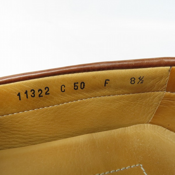 実際に弊社で買取させて頂いたSANTONI/サントーニ ドライビングローファー 11322/8.5Fの画像 5枚目