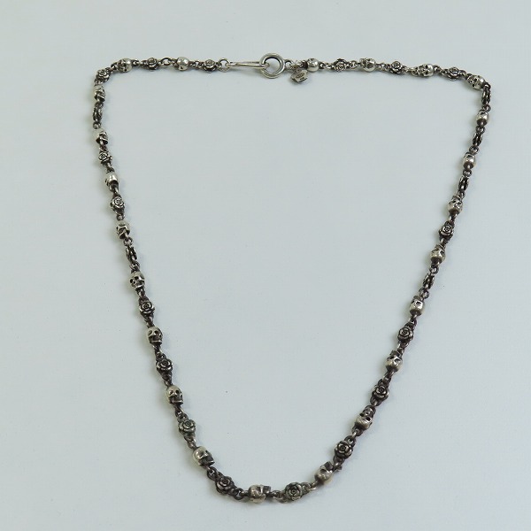 実際に弊社で買取させて頂いたJustin Davis/ジャスティンデイビス ROSE Divine/ローズディバイン チェーン SNJ212 50cmの画像 1枚目