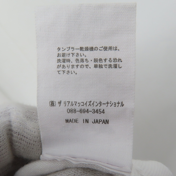 実際に弊社で買取させて頂いたBUCO/ブコ THE REAL McCOY'S/リアルマッコイズ プリント Tシャツ/Mの画像 4枚目