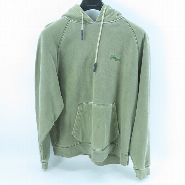 実際に弊社で買取させて頂いたATMOS/アトモス OVERDYED SWEAT HOODIE GREEN パーカー MAT21-A037/M