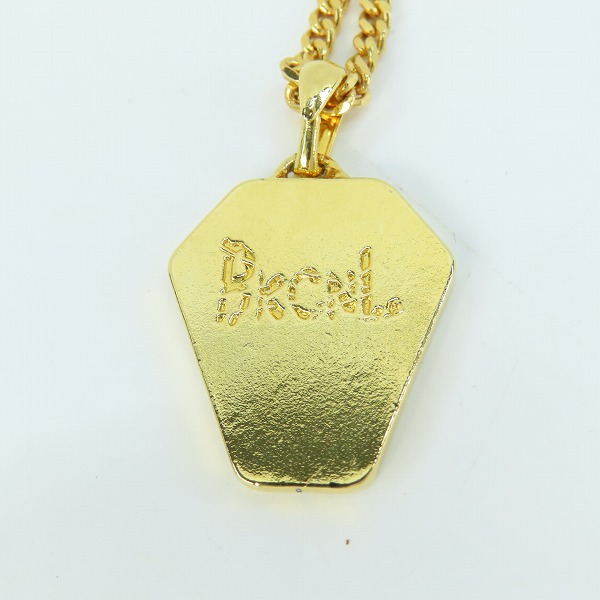 実際に弊社で買取させて頂いたBack Channel/バックチャンネル スカル ネックレス ゴールドの画像 2枚目