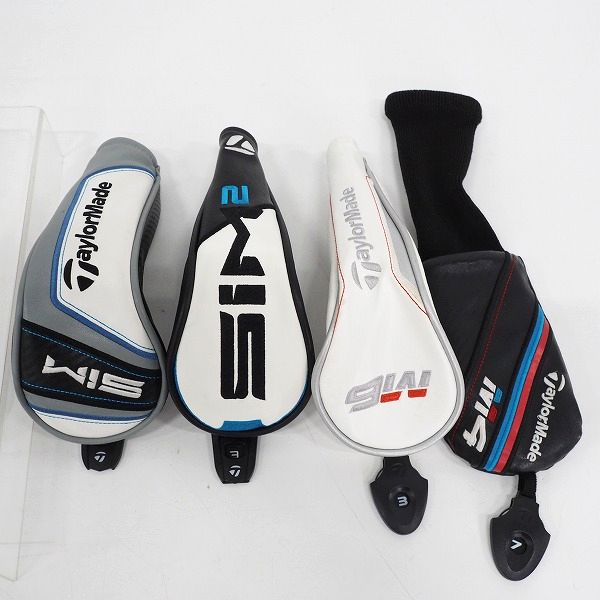 実際に弊社で買取させて頂いたTaylorMade/テーラーメイド SIM・SIM 2・M4・M6 ユーティリティ用ヘッドカバー 4個セット