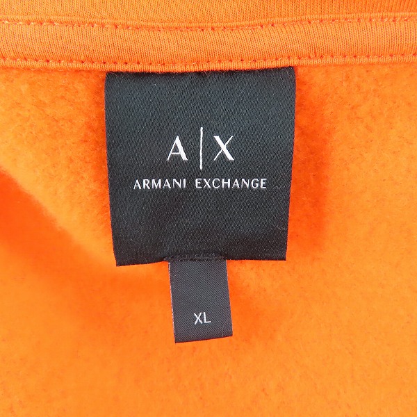 実際に弊社で買取させて頂いた【JPタグ】A/X ARMANI EXCHANGE/アルマーニ エクスチェンジ ジップアップパーカー 6HZMFT ZJ2TZ/XLの画像 2枚目