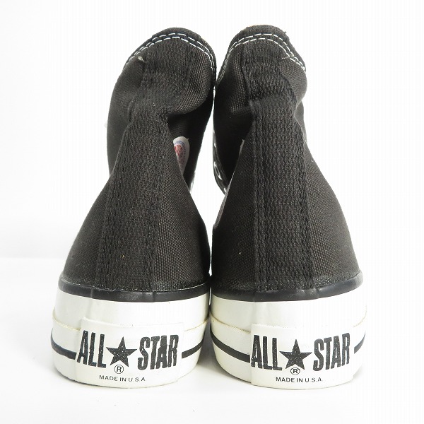 実際に弊社で買取させて頂いたCONVERSE/コンバース ビンテージ  USA製  80's オールスターハイ バスケットボール ブラック 1-9160/7の画像 1枚目