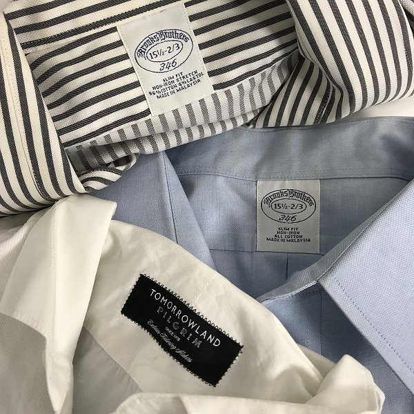 実際に弊社で買取させて頂いた【おまとめ】Brooks Brothers/ブルックスブラザーズ TOMORROWLAND/トゥモローランド Yシャツ ストライプシャツ 等の画像 2枚目