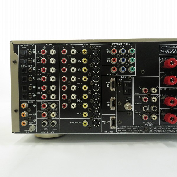 実際に弊社で買取させて頂いた★YAMAHA/ヤマハ DSP-AX1400 DSP AVアンプ【通電確認済み】の画像 6枚目