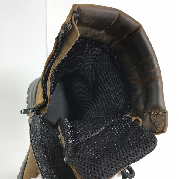 実際に弊社で買取させて頂いたDIESEL/ディーゼル D-978 サイドジップ ワークブーツ 41の画像 4枚目