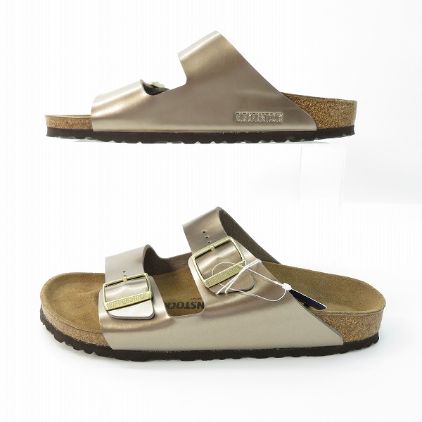 実際に弊社で買取させて頂いた【未使用】BIRKENSTOCK/ビルケンシュトック Arizona/アリゾナ サンダル エナメル 27の画像 3枚目