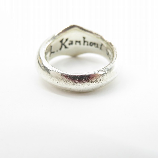 実際に弊社で買取させて頂いたLeonard Kamhout/レナードカムホート LONE ONES/ロンワンズ シルクリング シルバー 7号の画像 3枚目