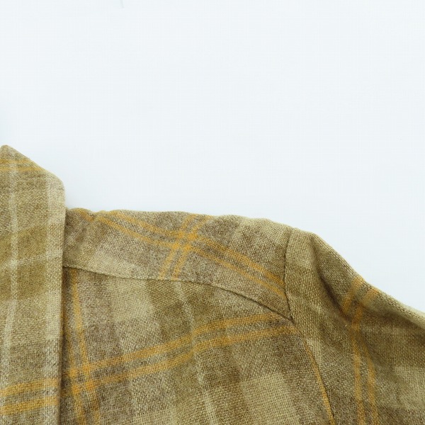 実際に弊社で買取させて頂いたPENDLETON/ペンドルトン 60～70's ヴィンテージ チェックシャツ XLの画像 3枚目