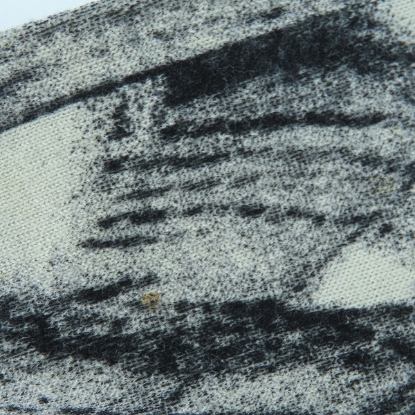 実際に弊社で買取させて頂いたEMPORIO ARMANI/エンポリオ アルマーニ ペイントスケッチ模様/総柄 ウールカーディガン H1E14M H137M/48の画像 6枚目