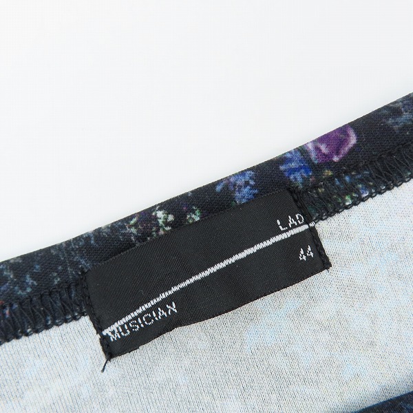 実際に弊社で買取させて頂いたLAD MUSICIAN/ラッドミュージシャン SMOOTH INKJET FLOWER BIG T-SHIRTS/Tシャツ 2121-707 /44の画像 2枚目