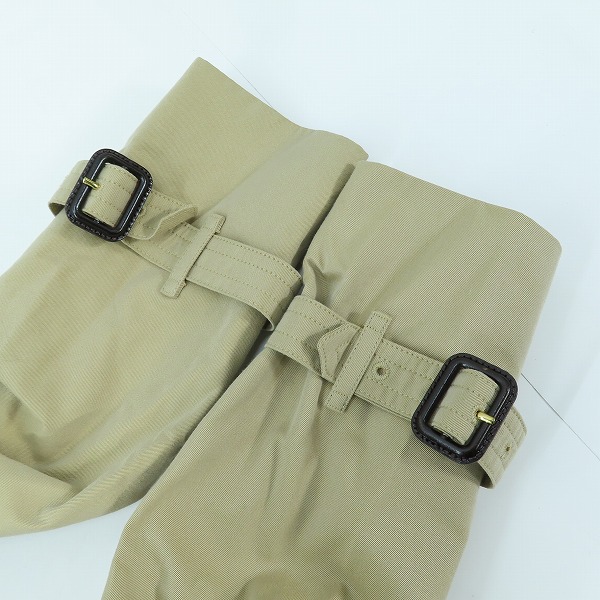 実際に弊社で買取させて頂いたBURBERRY London England/バーバリーロンドン THE KENSINGTON 裏ノバチェックトレンチコート 3983339/44 の画像 4枚目