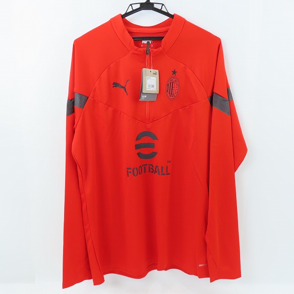 実際に弊社で買取させて頂いた【未使用】PUMA/プーマ ACミラン 22/23 トレーニング 1/4 ジップトップ 767568-09 L