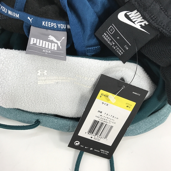 実際に弊社で買取させて頂いた【おまとめ/未使用含む】ナイキ/プーマ/アンダーアーマー 等 スエットパンツ/ジップパーカー/パーカー 他の画像 1枚目