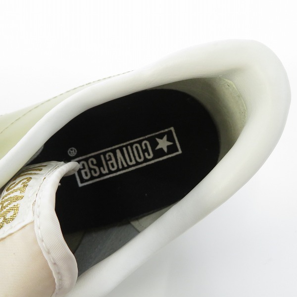実際に弊社で買取させて頂いたCONVERSE/コンバース ONE STAR CELERITY OX ワンスター GLD/WHT/9の画像 4枚目