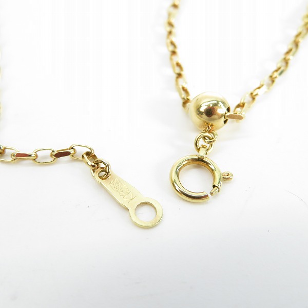 実際に弊社で買取させて頂いたBloody Mary/ブラッディマリー K18 ステールラペンダント/クロストップ/ハーフラウンド チェーンネックレスの画像 6枚目