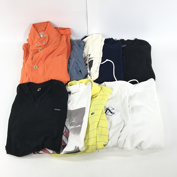 実際に弊社で買取させて頂いた【おまとめ】バーバリー/ラコステ/トミーヒルフィガー 等 Tシャツ/ポロシャツ 他