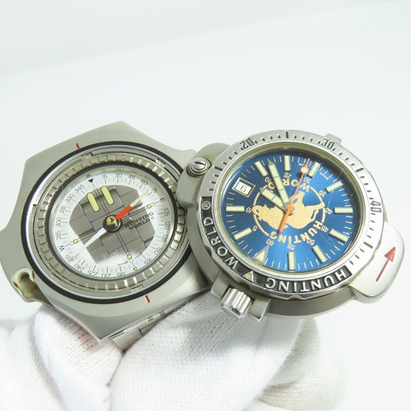 実際に弊社で買取させて頂いたHUNTING WORLD/ハンティングワールド コンパスウォッチの画像 5枚目