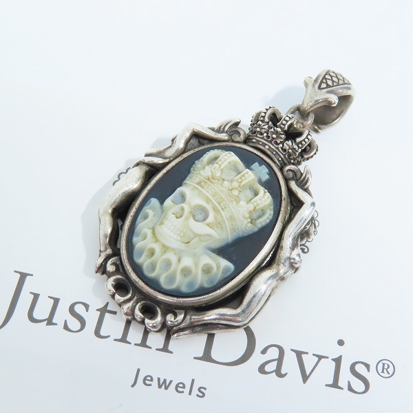 実際に弊社で買取させて頂いた【ギャラ付き】Justin Davis/ジャスティンデイビス MIGHTY THUNDER CAMEO/マイティサンダーカメオペンダント SPJ525-1