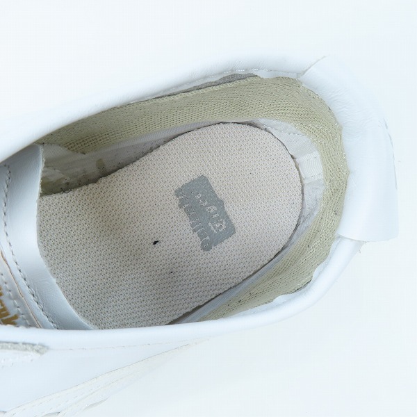 実際に弊社で買取させて頂いたOnitsuka Tiger/オニツカタイガー MEXICO 66/メキシコ レザースニーカー TH4J2L/29.0の画像 4枚目