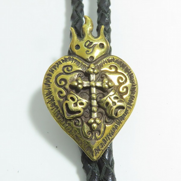 実際に弊社で買取させて頂いた(5)Gangsterville×galcia/ギャングスタービル×ガルシア TWO FACE/ダブルフェイス BOLO TIE/ボロタイ/ループタイ ブラス/真鍮の画像 1枚目